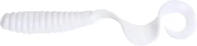 Got-Cha Curl Tail Grubs White 25 Pack