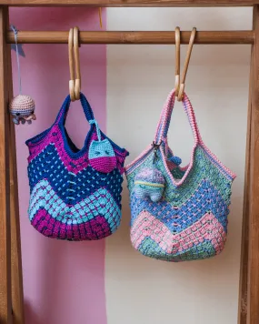 Granny Square Block Stitch Tote Bag Pattern & Kit