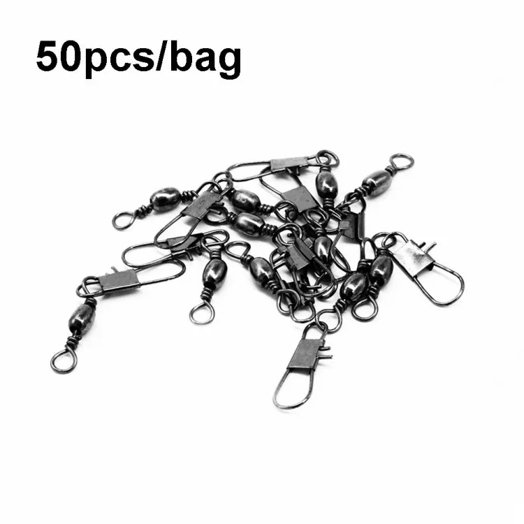 HENGJIA SS007 50pcs/bag B-pin Connector 8 Shape Swivel Loop Accessories, Specification: 2 4B (49mm)