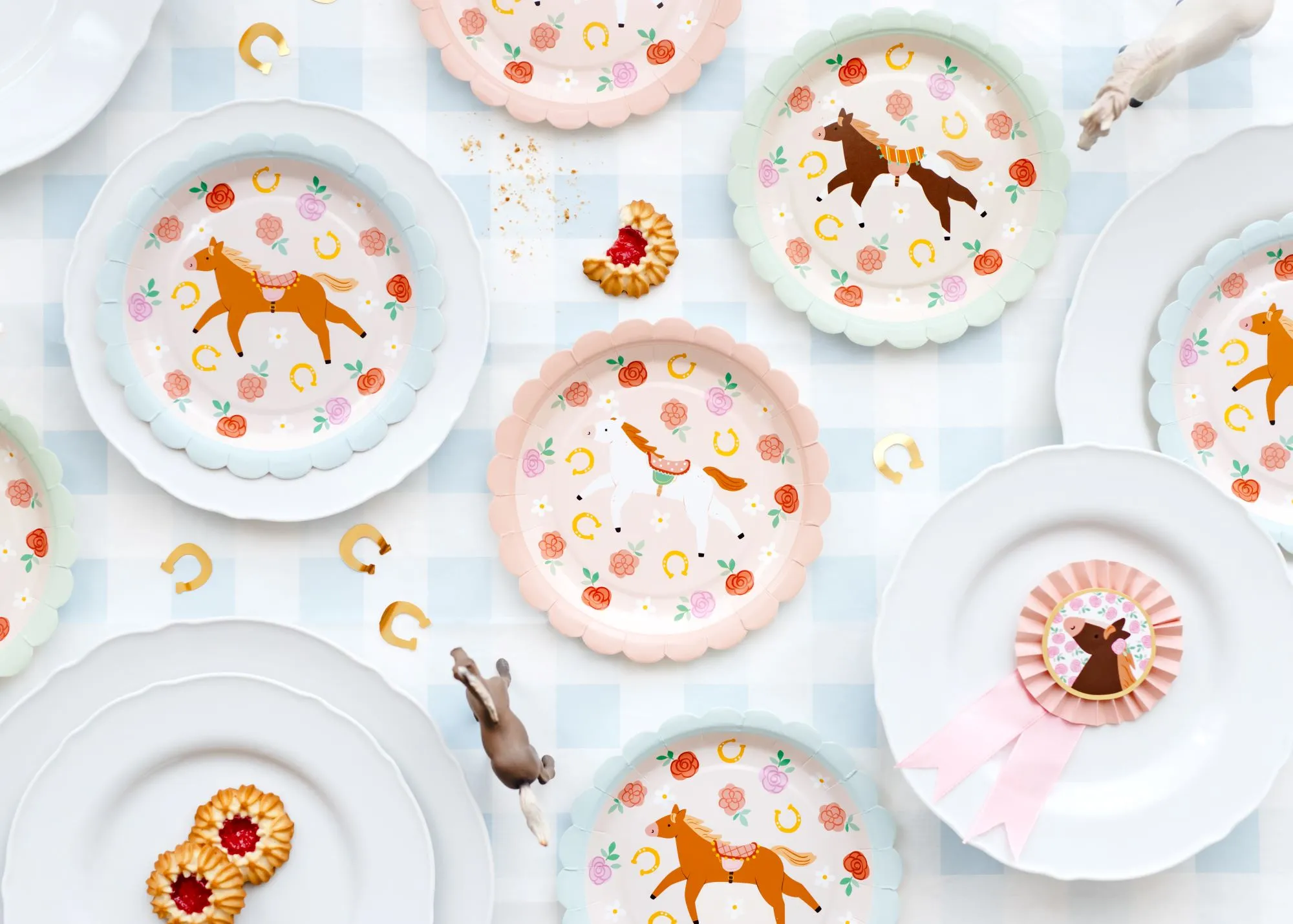 Horses Paper Plates