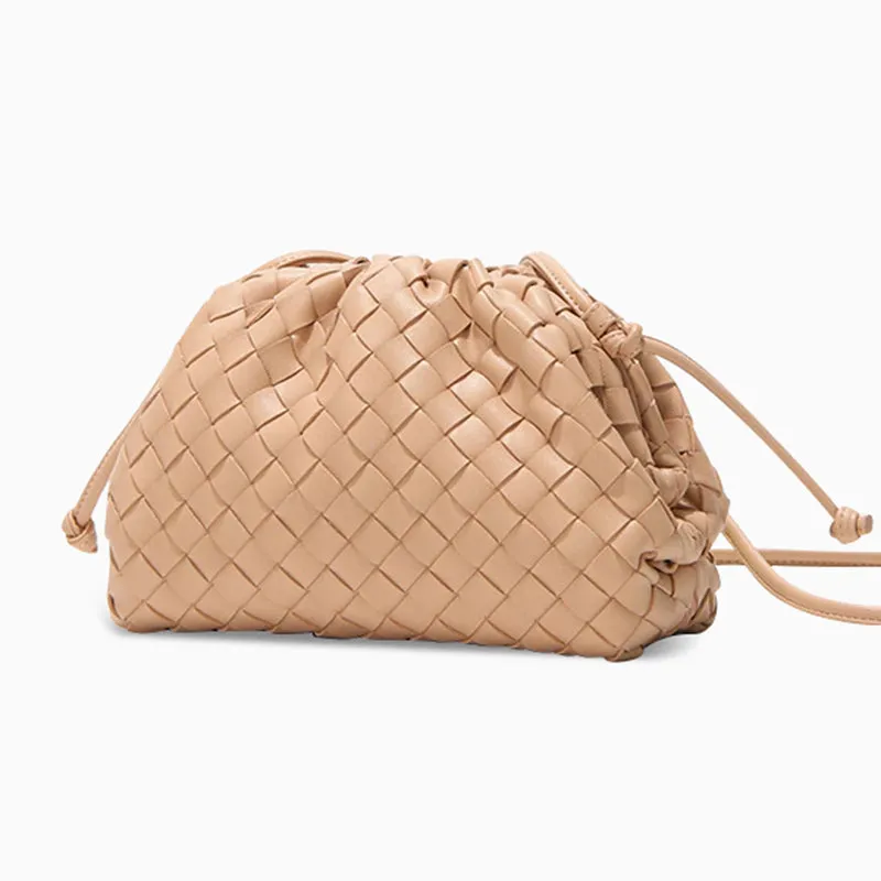 Jessica Woven Cloud Messenger Bag