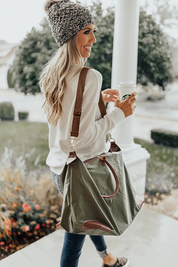 Jet Set Ready Tote in Olive