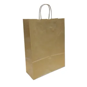 Kraft Paper Carrier Bag, 320x410x120 - Medium (PACK 250)