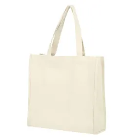 Large Canvas Tote Bag with Base