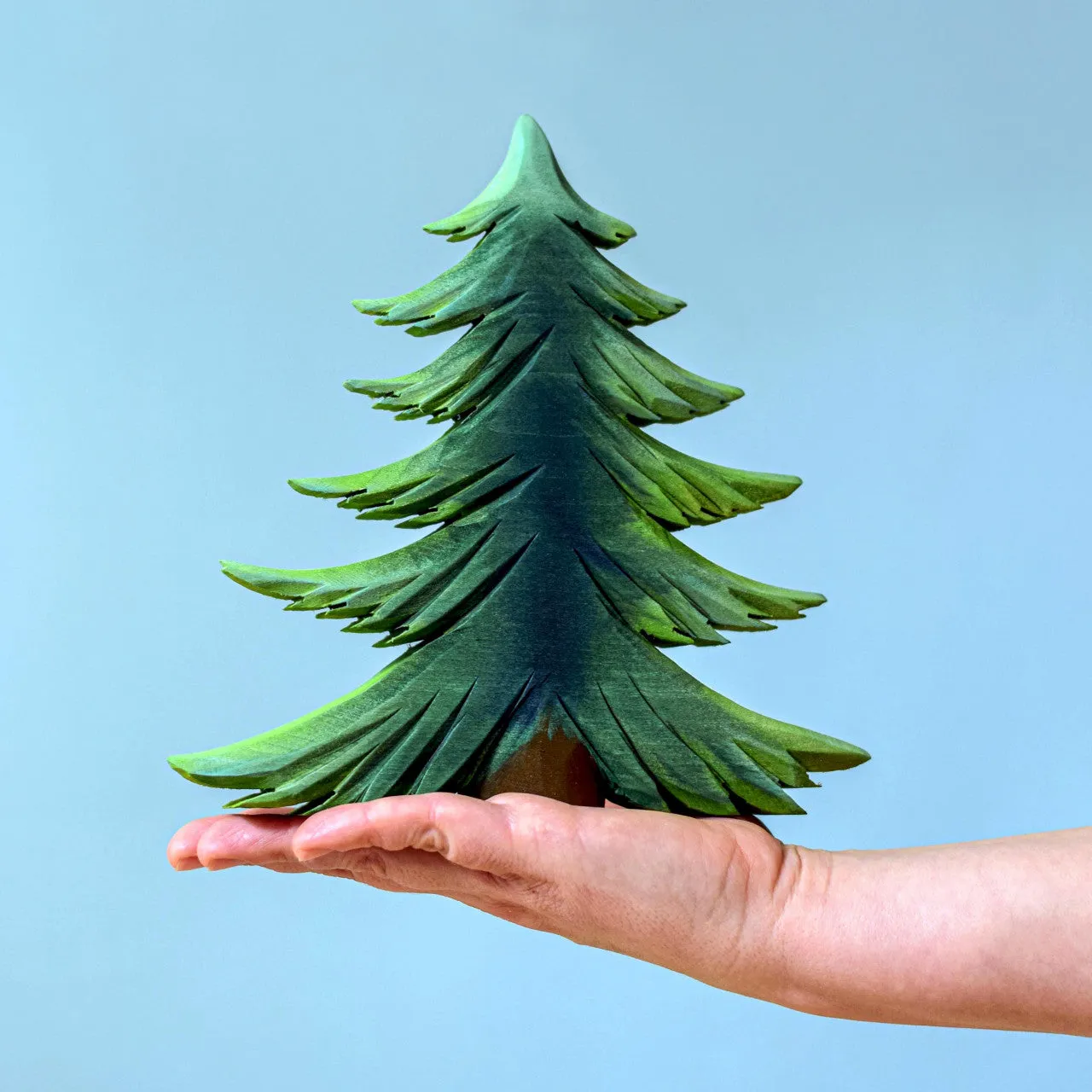 Large Wooden Fir Tree