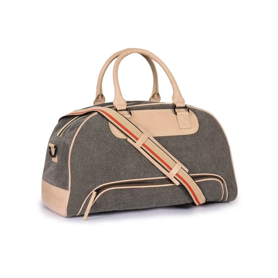 Leather Duffle Bag -PRM637