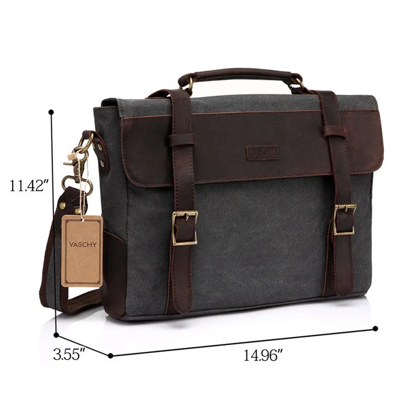 Leather Style Messenger Bag For Men