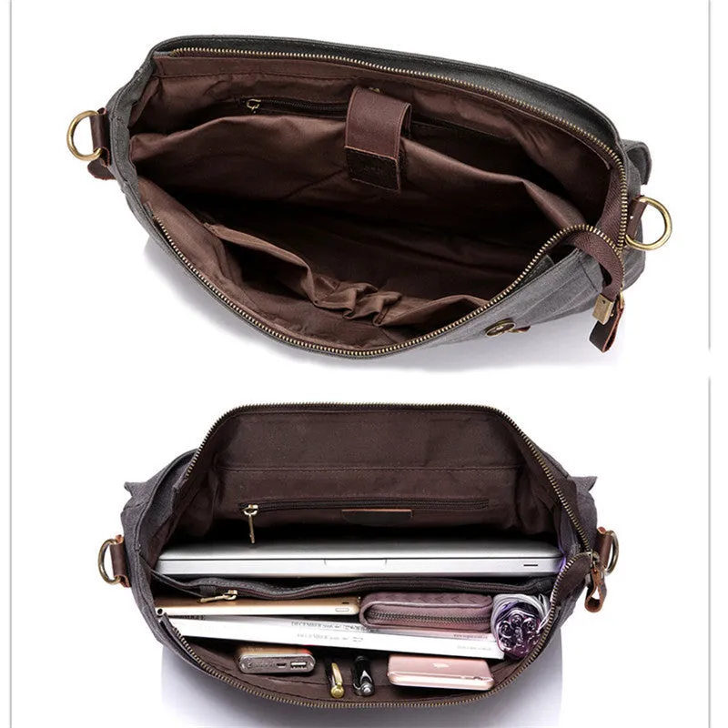 Leather Style Messenger Bag For Men