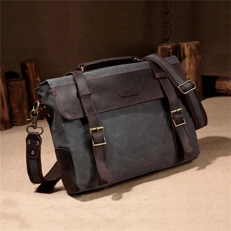 Leather Style Messenger Bag For Men