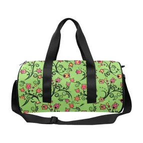 LightGreen Yellow Star Duffle Bag