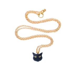 LITTLE BLACK CAT . pendant