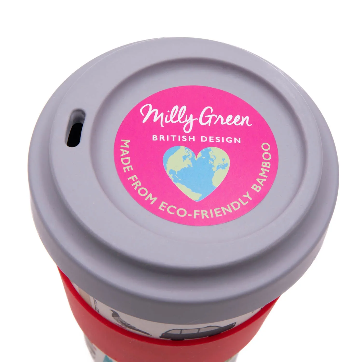 London Adventures Bamboo Travel Cup by Milly Green