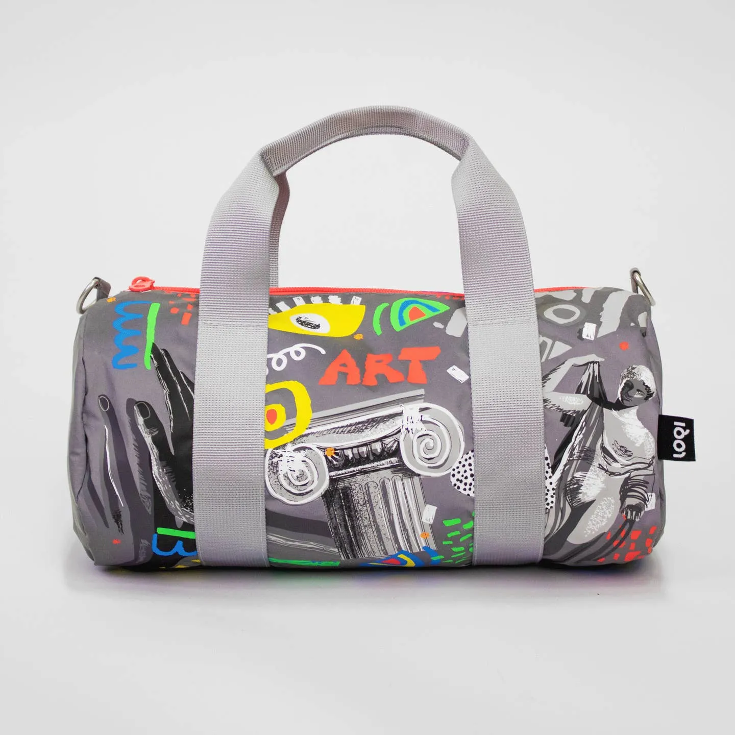 LOQI Bag: Classic Art Reflective Medium Weekender