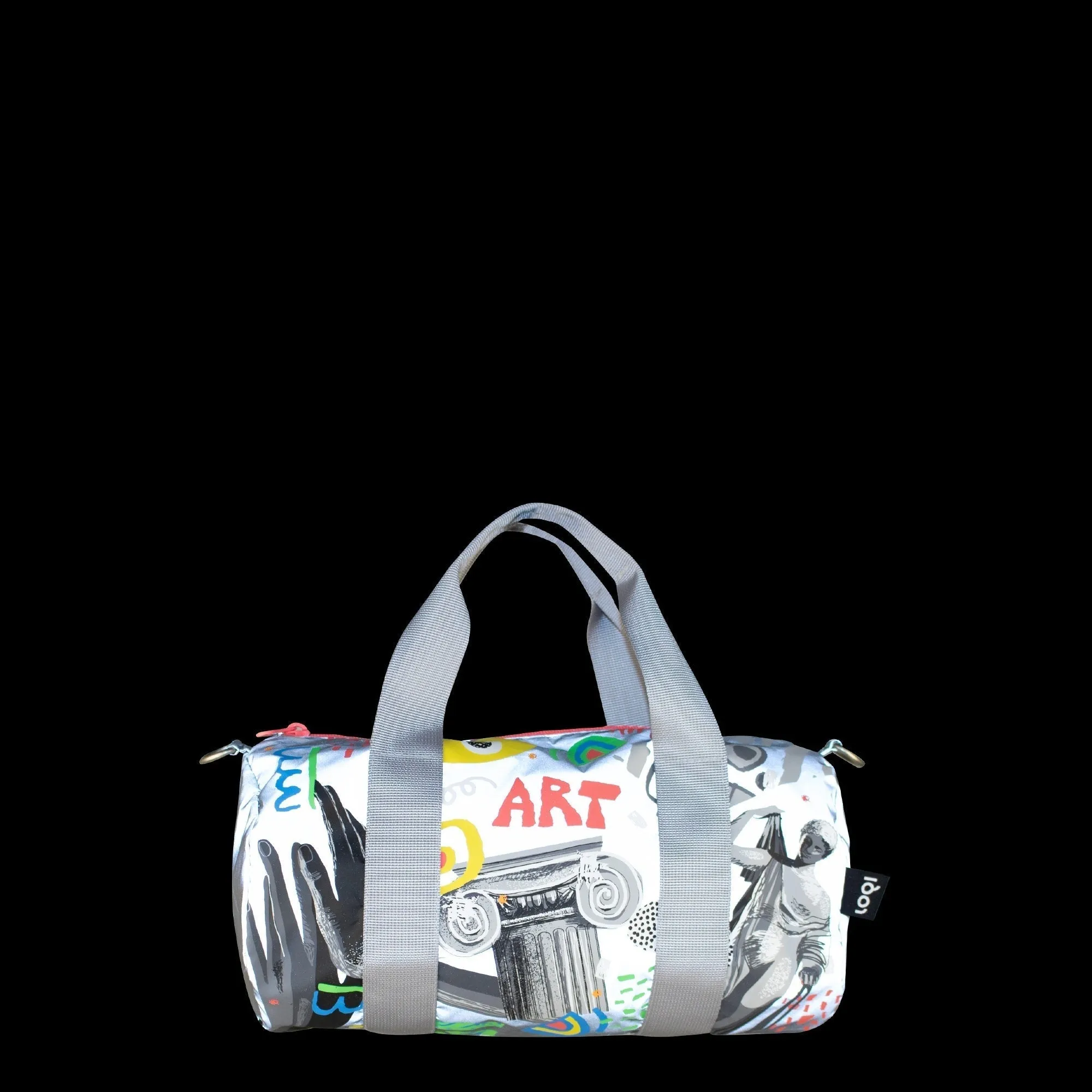 LOQI Bag: Classic Art Reflective Medium Weekender