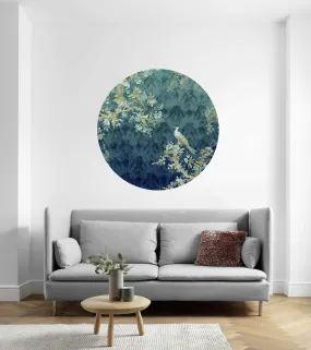 Majestic Birds Circle Wallpaper (Self-Adhesive)