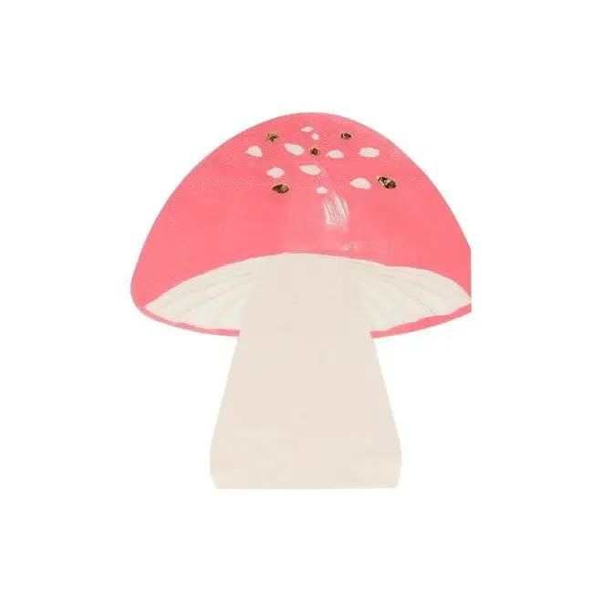 Meri Meri Fairy Mushroom Napkins - 16 Pkt