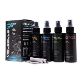 Molecule Helmet Care Kit (all 4 Helmet Products) - 4 oz. Sprayers