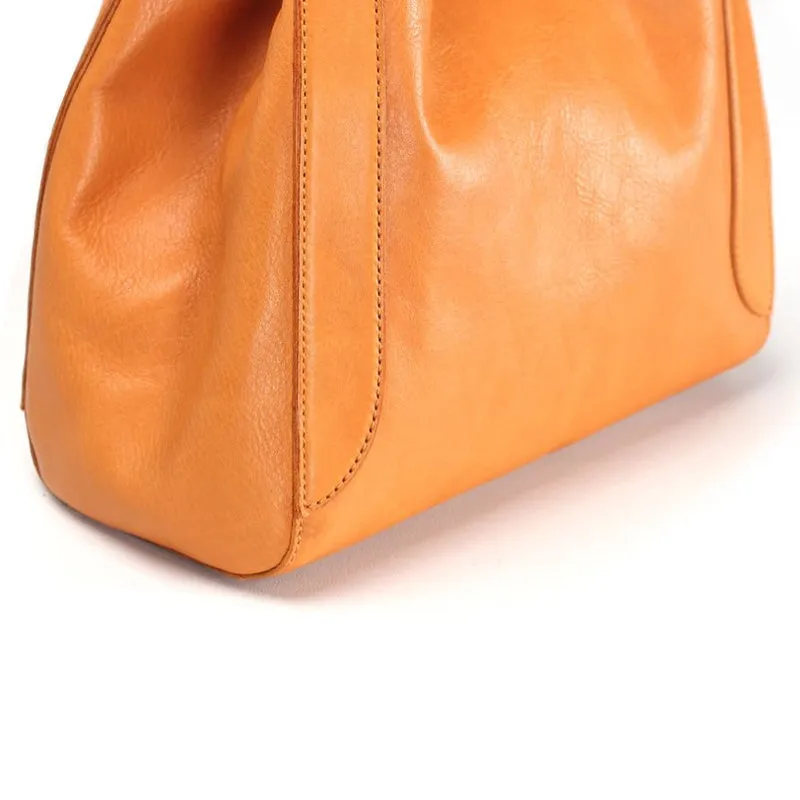 New Trends Vegetable Tanned Cowhide Leather women's Crossbody Bag