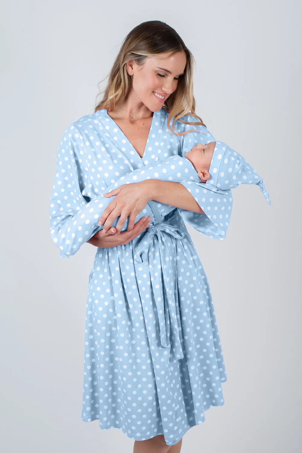 Nicole Robe & Swaddle & Dad T Shirt