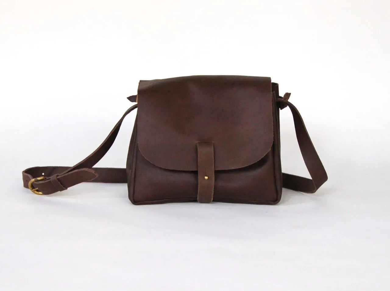 Nubuck Leather Bucket Purse