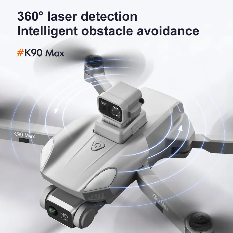 Obstacle Avoidance RC Drone K90 Max GPS 4K HD Dual Camera Brushless Motor 1.2KM FPV Quadcopter