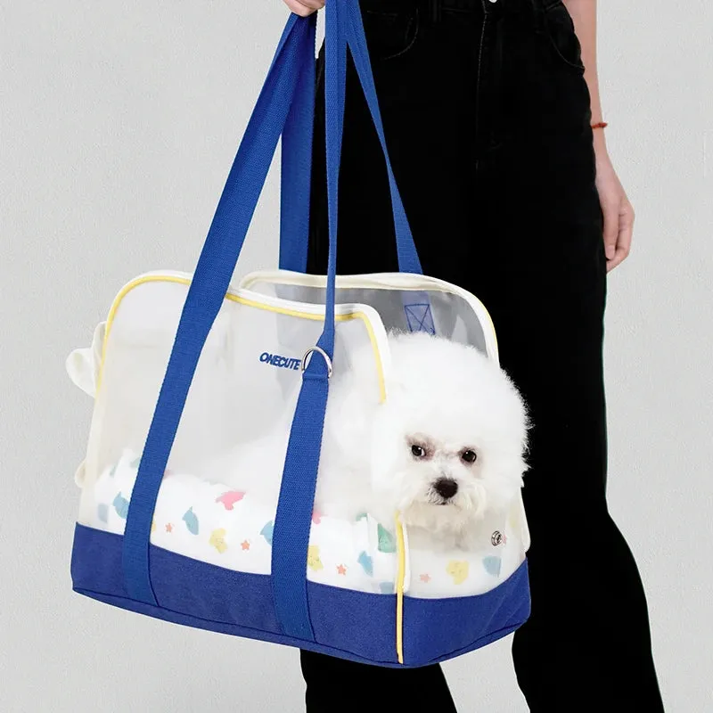 ONECUTE Portable Breathable Pet Carrier for Small Dogs and Cats