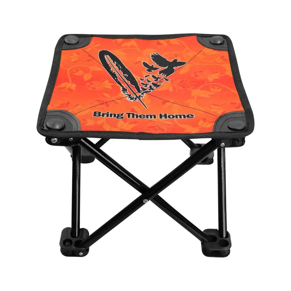 Orange Days Orange Bring Them Home Folding Fishing Stool