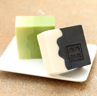 Organic Handmade Matcha milk Powder Soap Moisturizing, Cleansing Oil-control Acne Treatment