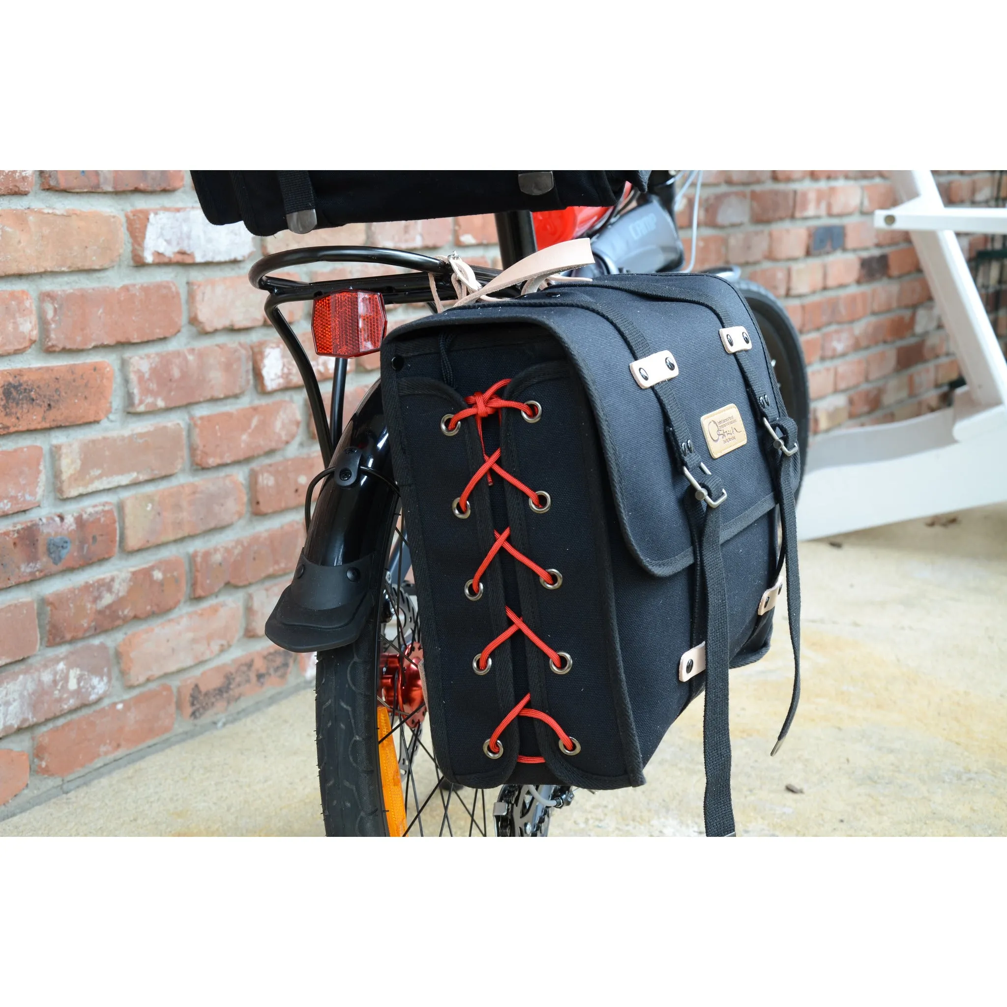 Ostrich DLX Pannier Bag Black