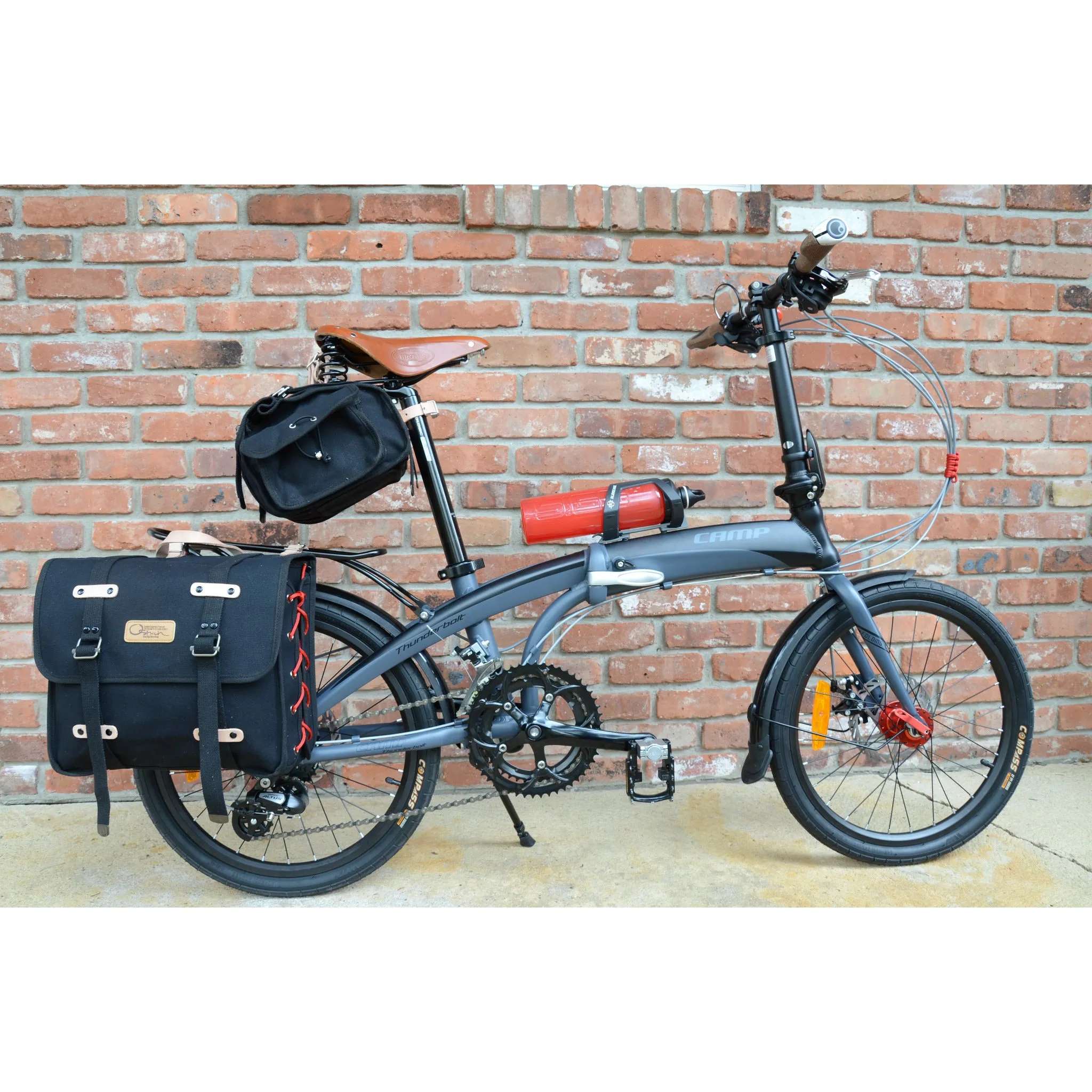 Ostrich DLX Pannier Bag Black