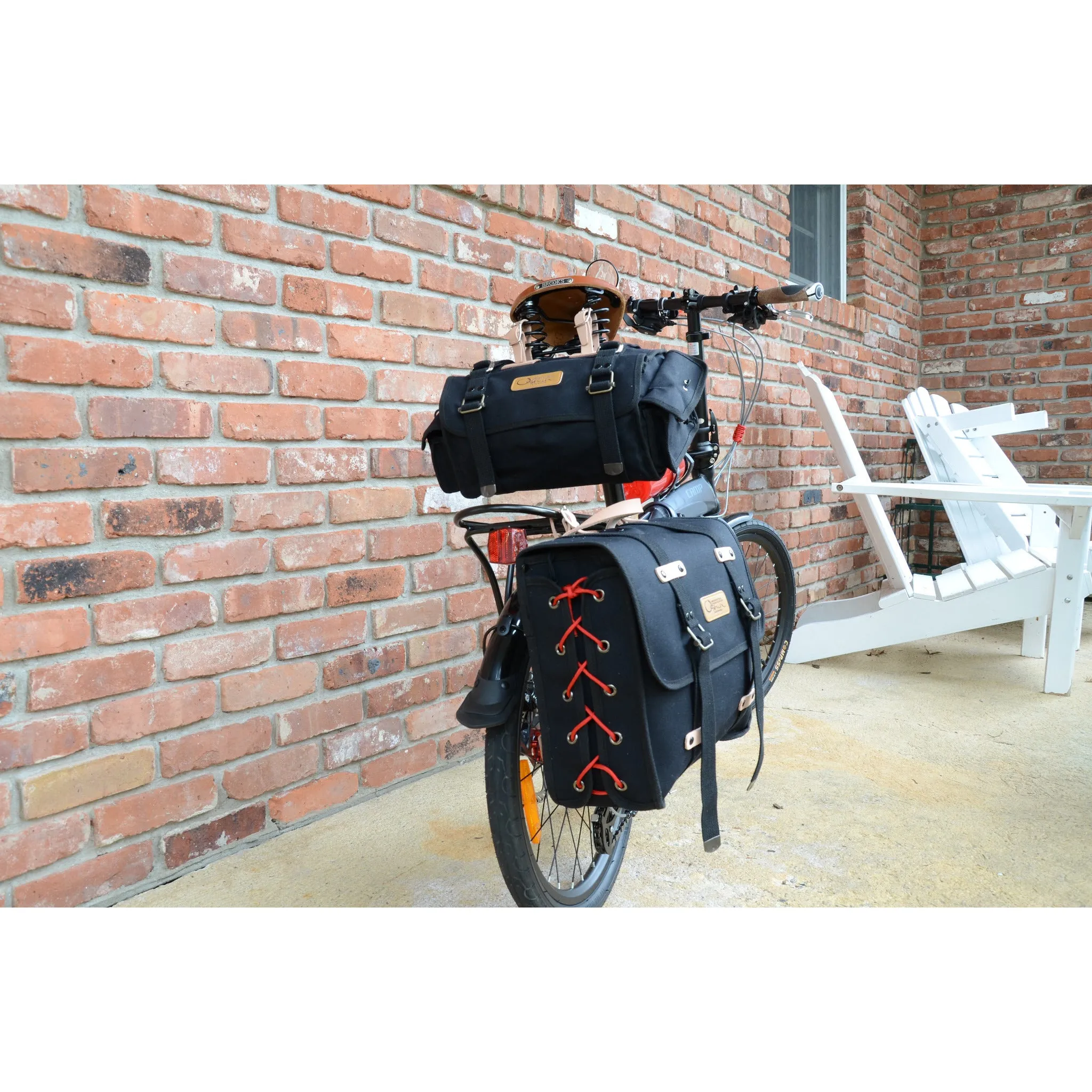 Ostrich DLX Pannier Bag Black