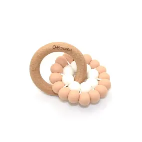 Peach Eco-Friendly Teether Toy