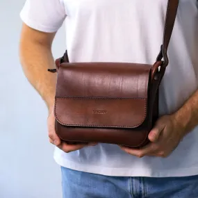 Personalized shoulder bag, men’s leather bag, Messenger bag, crossbody bag, Travel bag, Gifts for men, Full Grain Leather bag, Gift for Dad