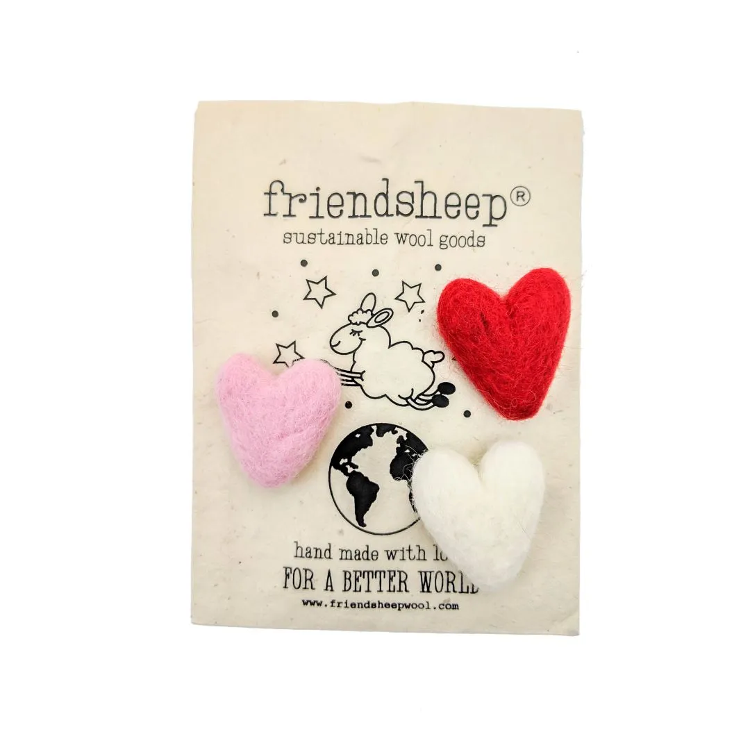 Pink Valentine Hearts Eco Fresheners - Set of 3: Pink Valentine, New Zealand