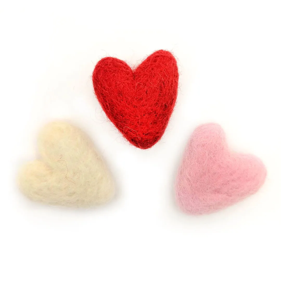 Pink Valentine Hearts Eco Fresheners - Set of 3: Pink Valentine, New Zealand