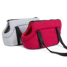 Portable Pet Dog Cat Carrier Shoulder Bag With Removable Pad At The Bottom