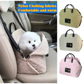 Portable Warm Kennel Pet Dog Carrier Bag – Nonslip Car Seat for Small Dogs & Cats, Safe Puppy Bed, Chihuahua Pet Products