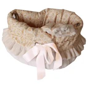 Reversible Snuggle Bug Dog Carrier Cream Holiday Whimsy