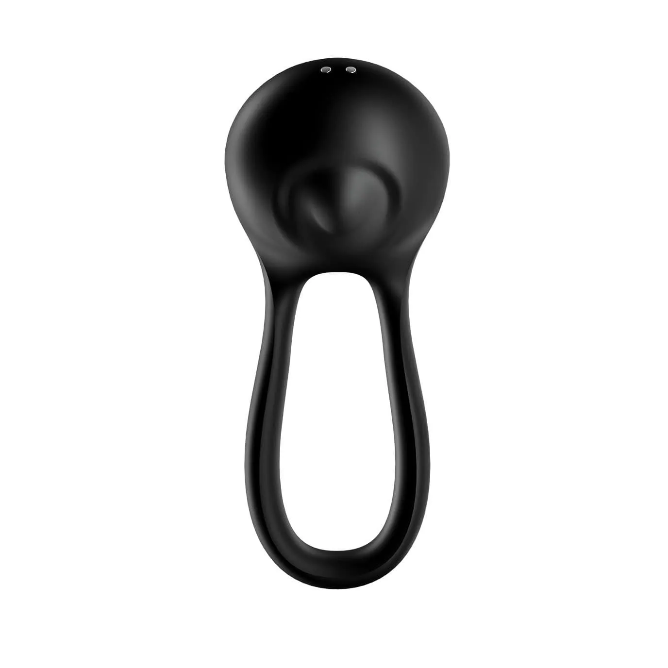 Satisfyer - Majestic Duo Silicone Vibrating Cock Ring (Black)