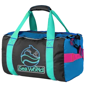 SeaWorld Neon Sign Multicolor Duffle Bag