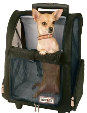 Snoozer Roll Around Travel Dog Carrier Backpack 4-In-1