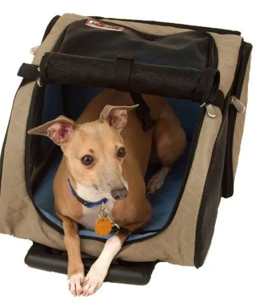 Snoozer Roll Around Travel Dog Carrier Backpack 4-In-1