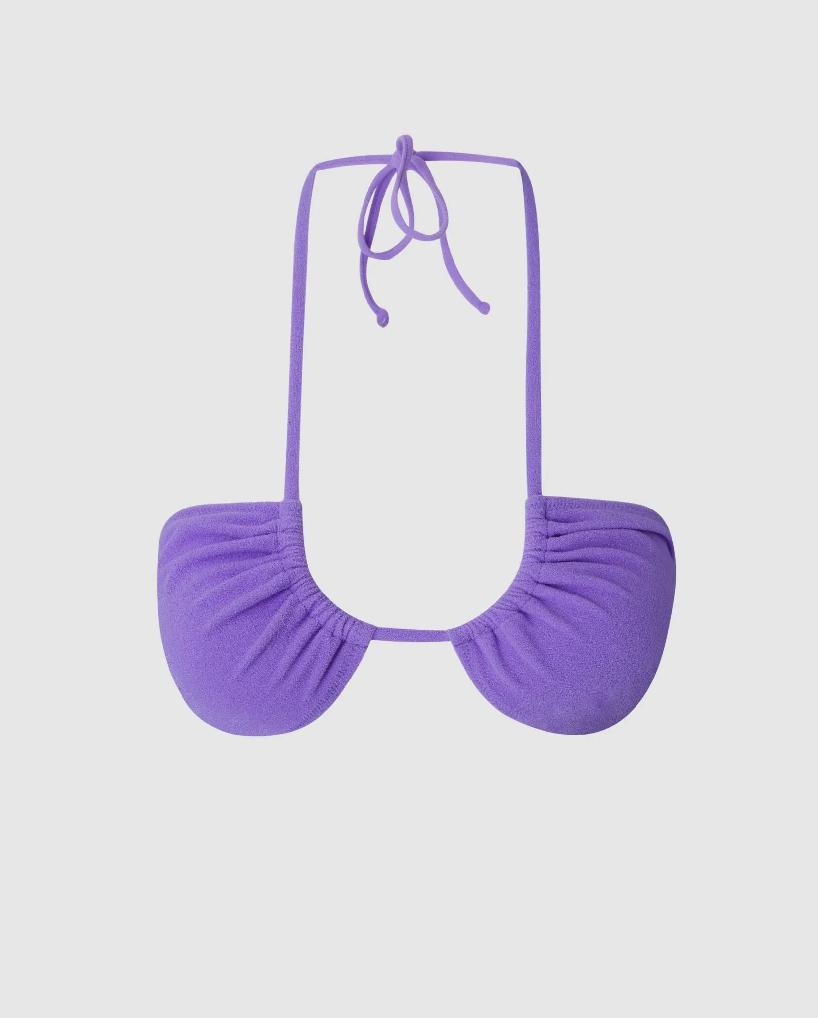 Strappy Bandeau Bikini Top Electric Lilac