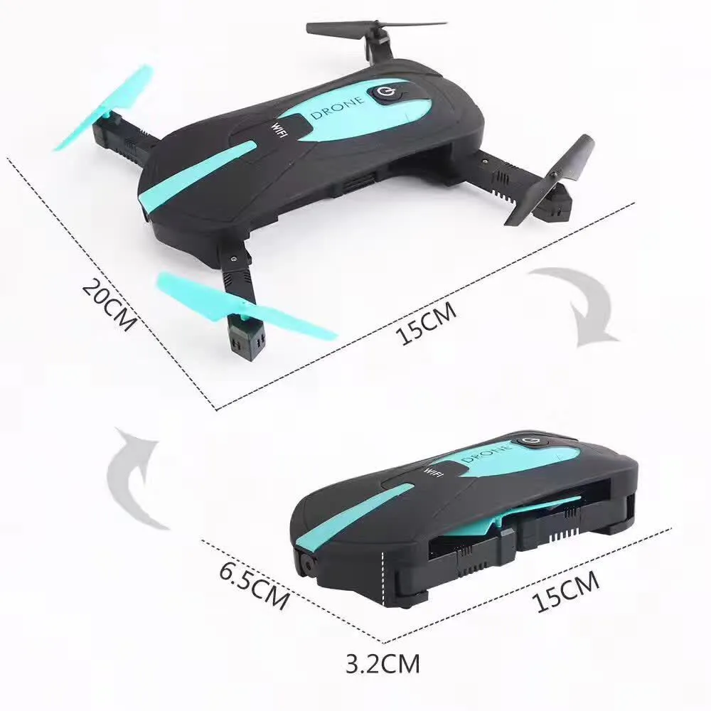 Super Mini WIFI Live Video Aerial Photography Foldable Toy Drone with Gravity Control by APP