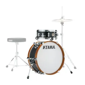 TAMA Club-JAM Mini 2-piece complete kit with 18" Bass Drum,  Hi-Hat Stand, Drum Pedal, Snare Stand & Drum Throne Hardware in - Charcoal Mist(CCM)