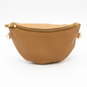 Toffee Leather Bum Bag (w Gold Fittings)