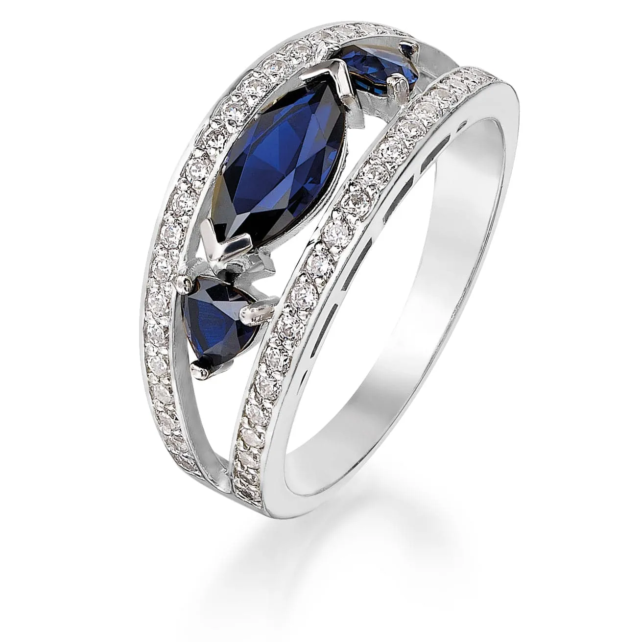 Tru-Sapphire Marquise  Ring