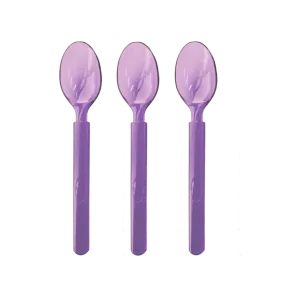 Ultra HD Reusable Lilac Spoons  - Set of 20