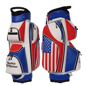 USA Flag Cart Bag