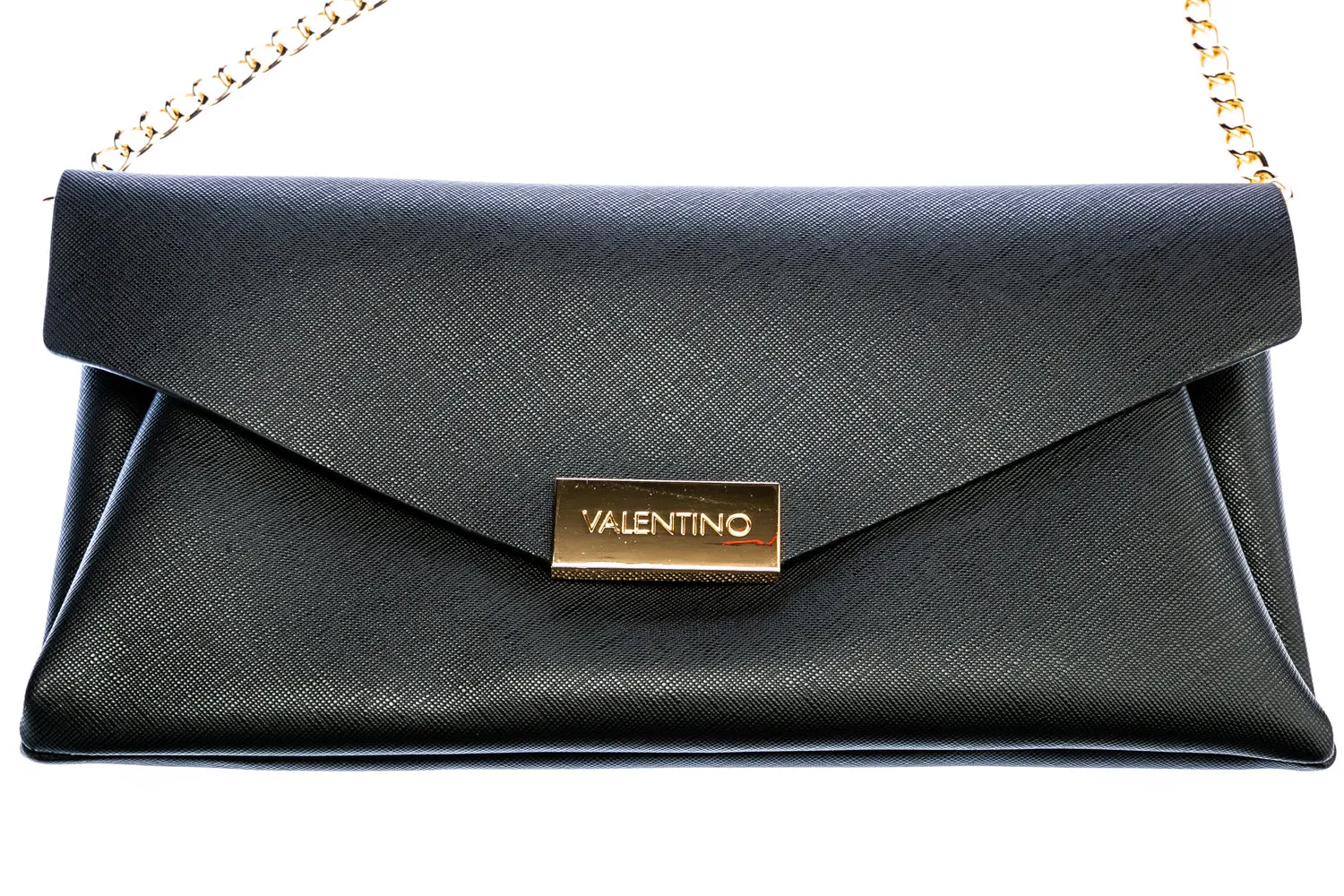 Valentino by Mario Valentino Arpie Ladies Clutch Bag in Black